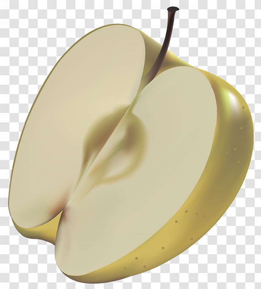 Apple Clip Art - Photography - Large Painted Yellow Clipart Transparent PNG