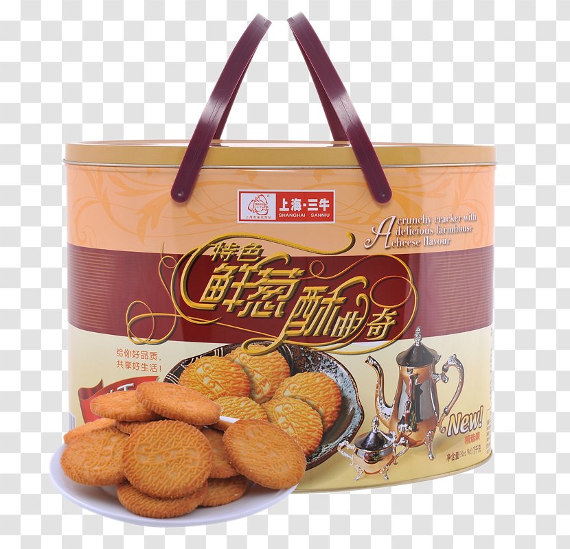 Shanghai Sanniu Food Limited Company Biscuit Snack Cookie Cracker - Fresh Onion Biscuits Mentioning Transparent PNG