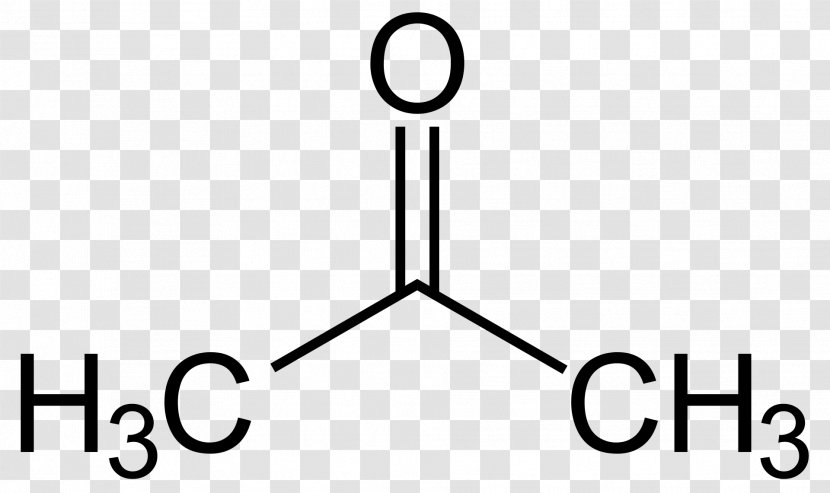 Acetone Chemical Compound Structural Formula Methyl Group - Watercolor - Tree Transparent PNG