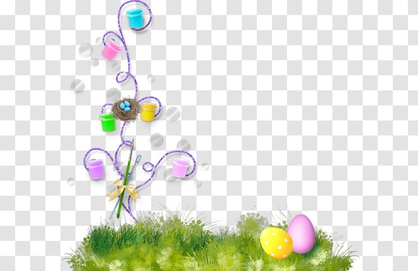 Easter Egg Digital Scrapbooking - Flower Transparent PNG