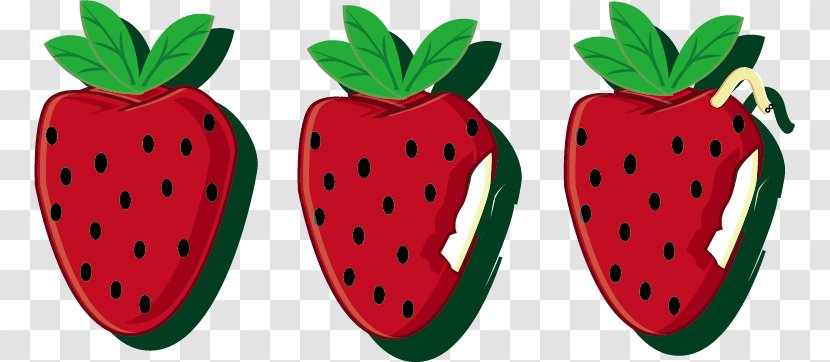 Strawberry Aedmaasikas Cartoon - Vector Transparent PNG
