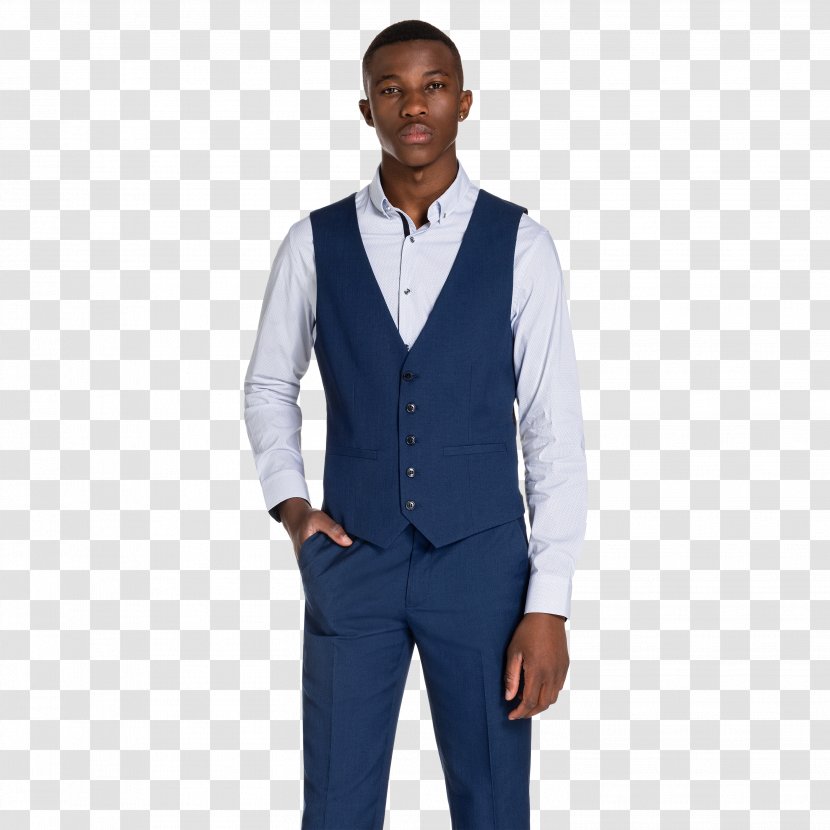 Outerwear Cobalt Blue Suit Formal Wear Sleeve - Stx It20 Risk5rv Nr Eo - Fashion Waistcoat Transparent PNG
