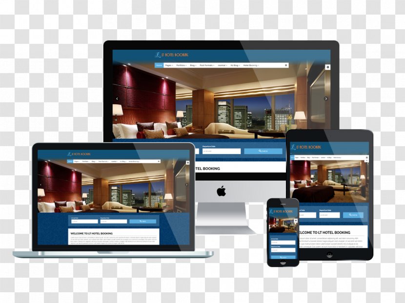 Internet Booking Engine Property Management System Hotel Computer Monitors - Electronics Transparent PNG