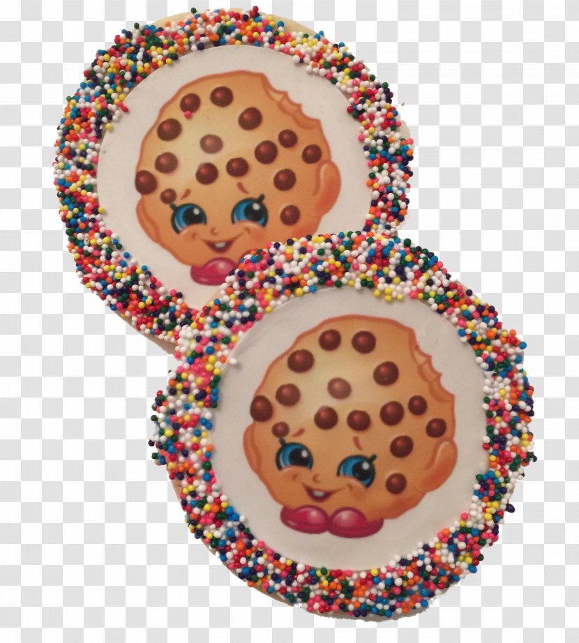 Biscuits Cupcake Birthday Cake Shopkins Sugar Cookie - Chocolate Transparent PNG