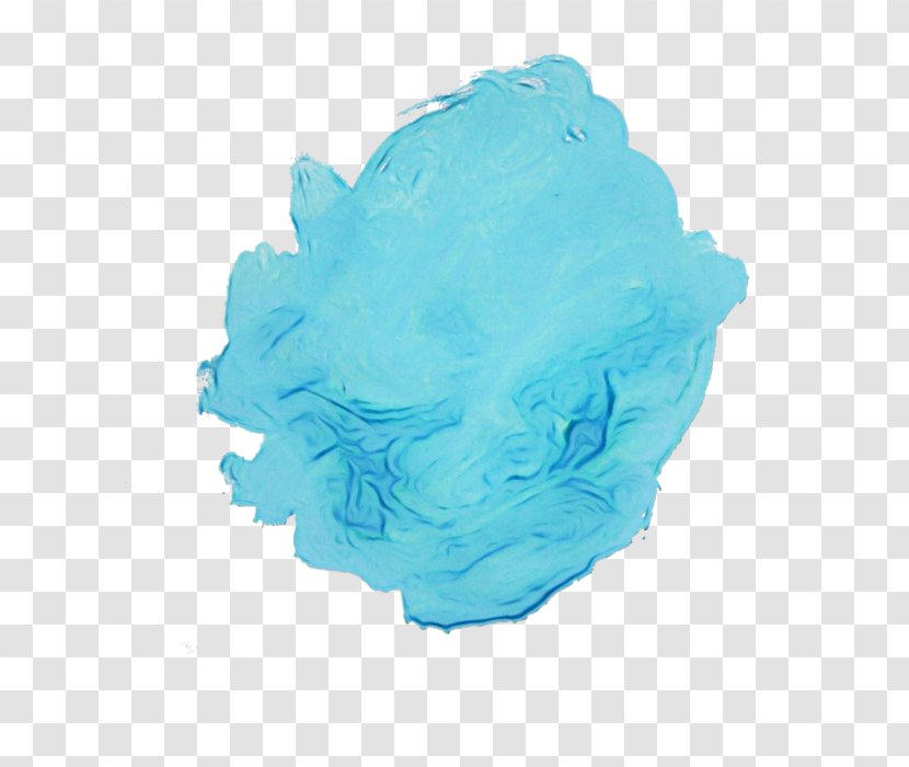 Turquoise Aqua Blue - Watercolor Transparent PNG