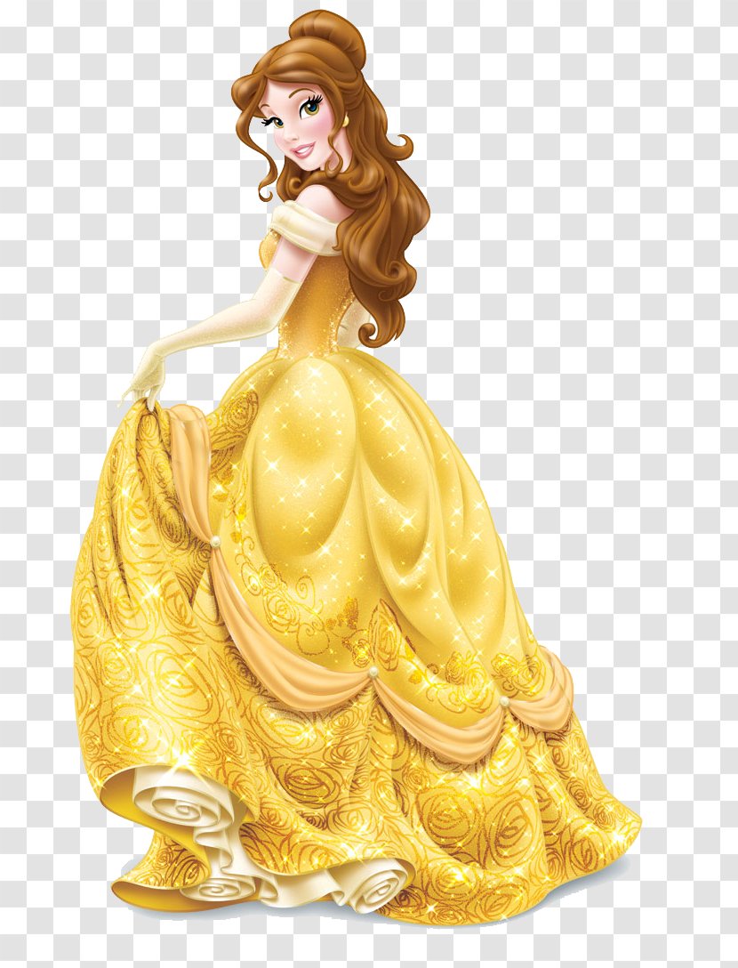Belle Beast Ariel Rapunzel - Enchanted - Disney Princess Transparent PNG