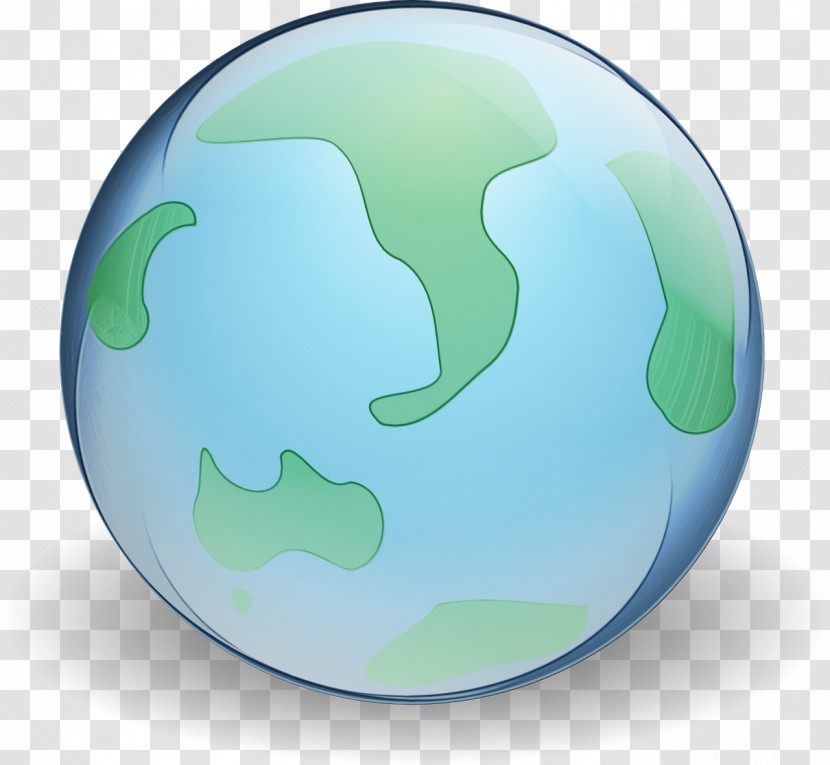 Green Earth World Planet Globe Transparent PNG