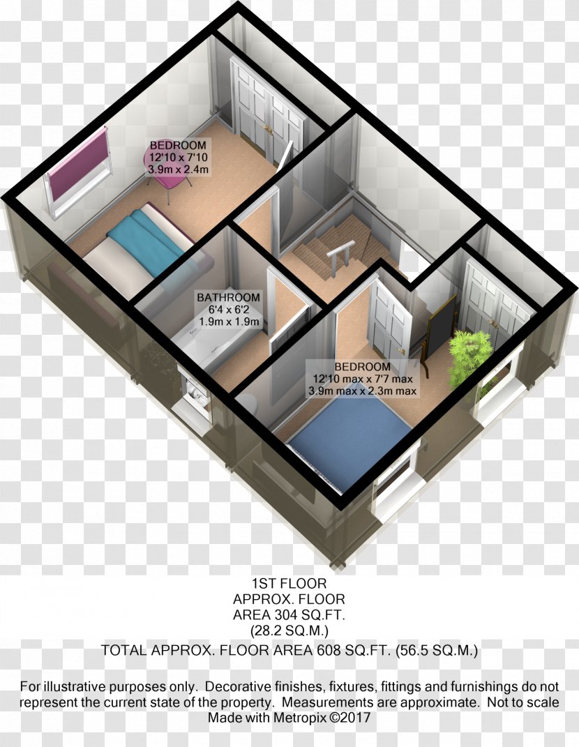 Floor Plan House Bedroom Table Open - Cardiff Transparent PNG