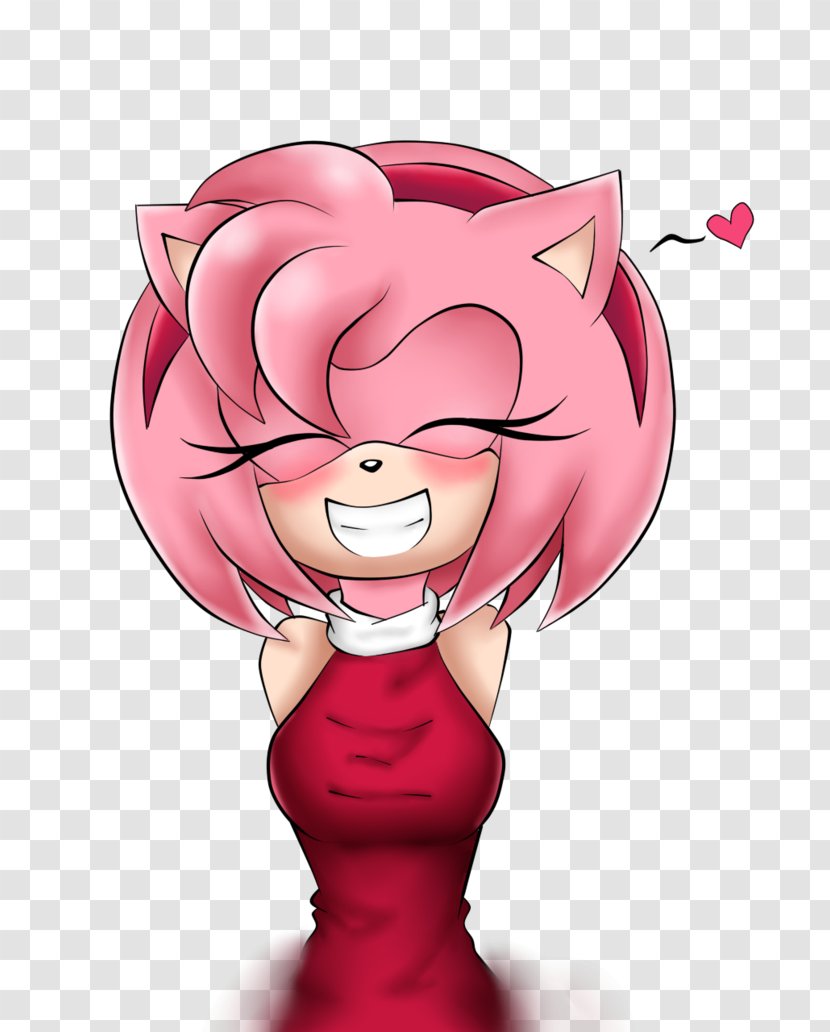 Amy Rose Fan Art Sonic The Hedgehog - Cartoon - Toilet Transparent PNG