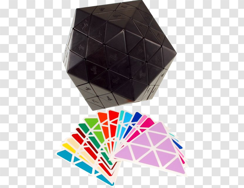 Rubik's Cube Plastic Square - Black - Design Transparent PNG