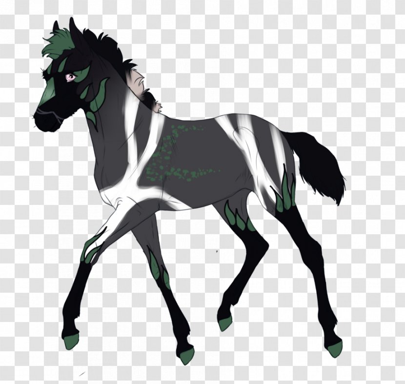 Stallion Mustang Foal Mare Pony - Zigzag Stripes Transparent PNG