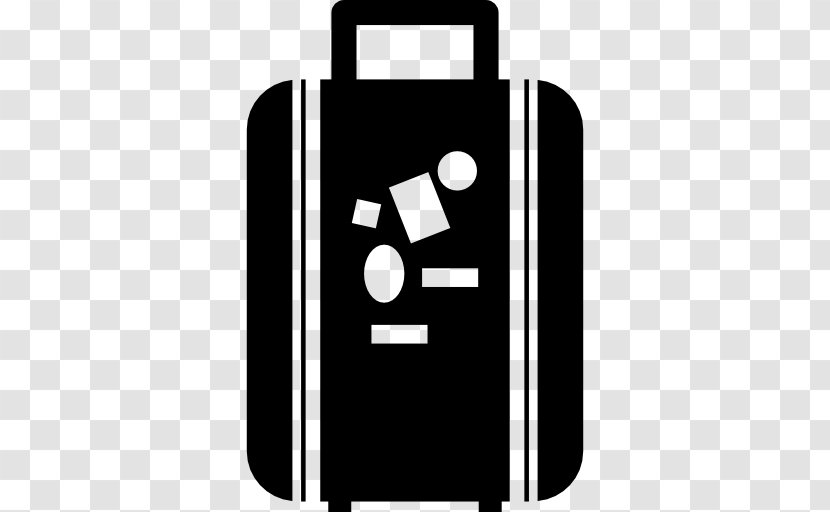 Baggage Travel Agent - Black And White Transparent PNG
