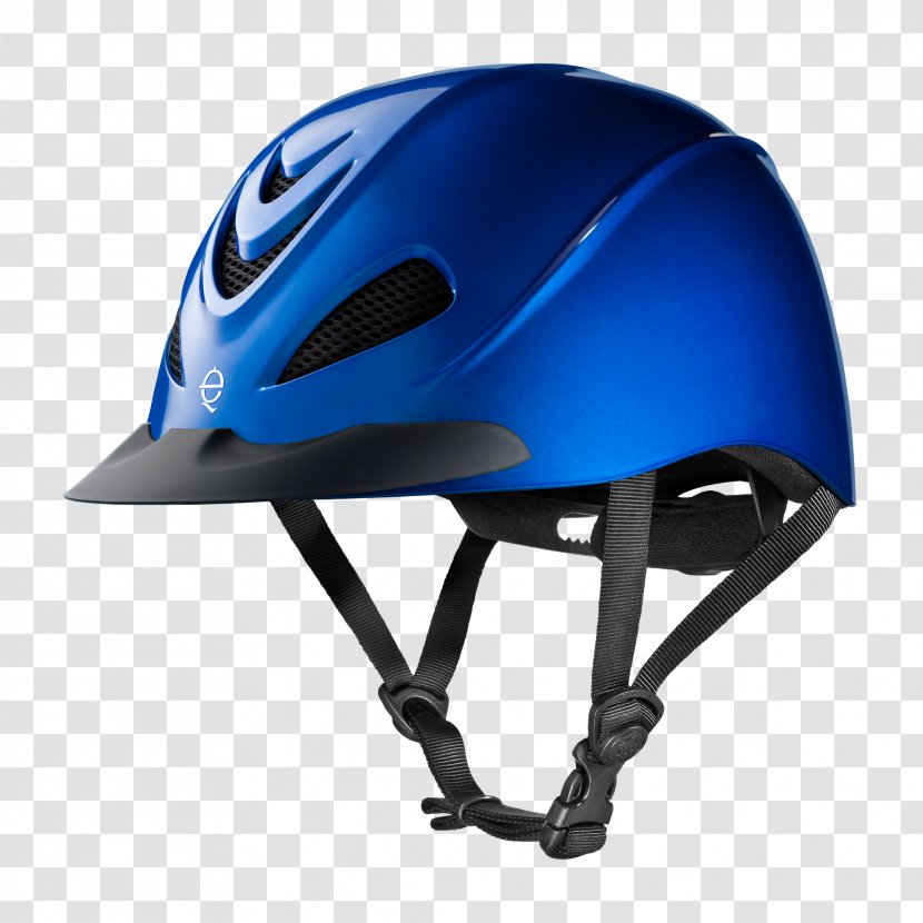 Equestrian Helmets Horse Safety - Blue Transparent PNG