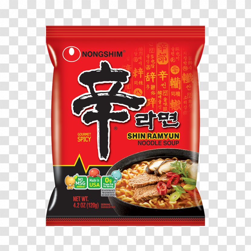 Instant Noodle Ramen Korean Cuisine Hot Pot Asian - Nongshim - Breakfast Transparent PNG