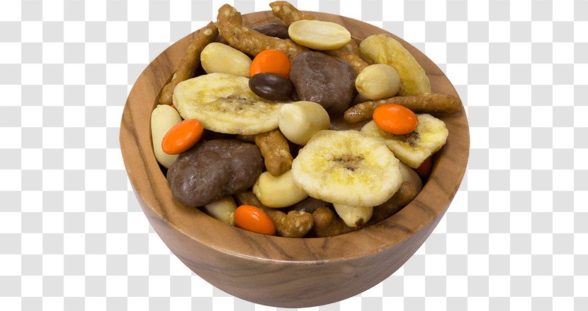 Banana Food Snack Mix Vegetarian Cuisine Trail - Chocolate - Vector Dry Transparent PNG