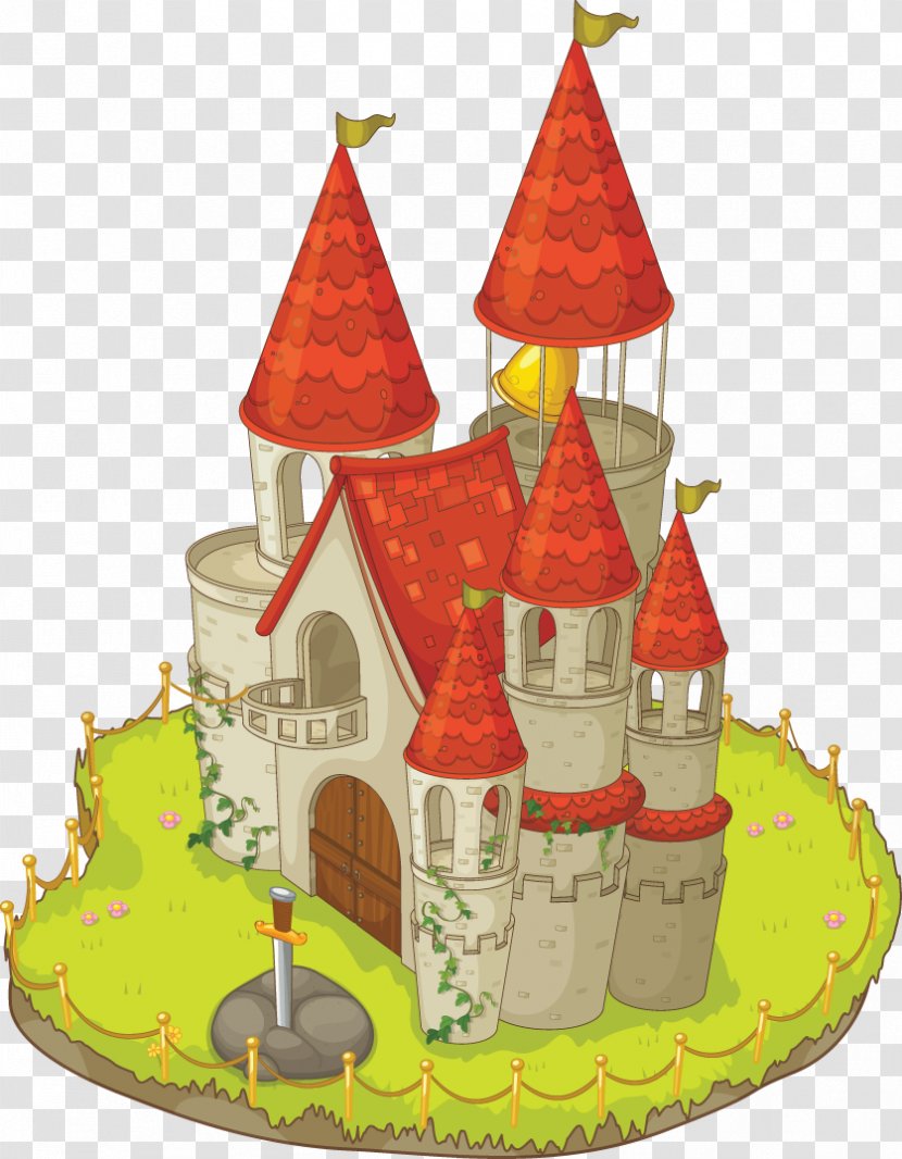 Moat Cartoon Castle Royalty-free - Retro House Transparent PNG