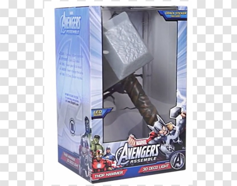 Thor Nightlight Spider-Man Mjolnir - Hammer Transparent PNG