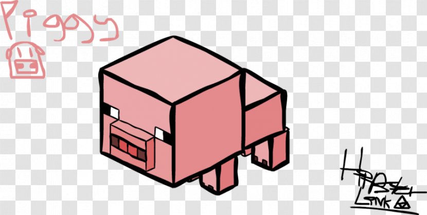 Minecraft: Pocket Edition Pig Drawing Video Game - Minecraft Mods Transparent PNG