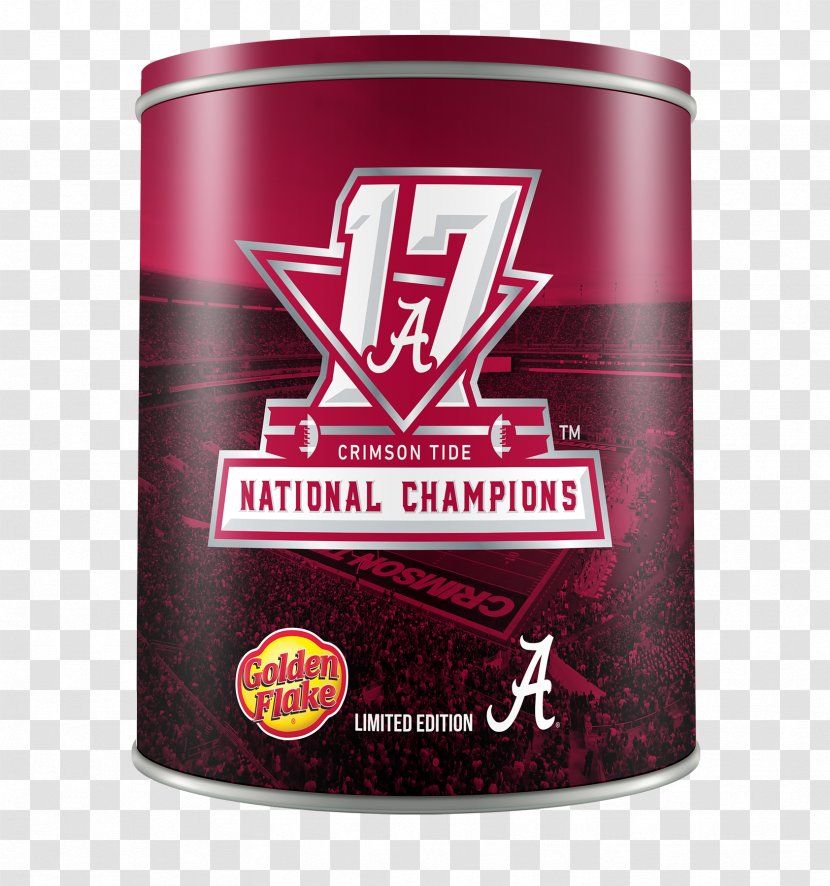 Alabama Crimson Tide Football University Of 2017 College Playoff National Championship BCS Game Golden Flake Snack Foods - We Graduated Transparent PNG