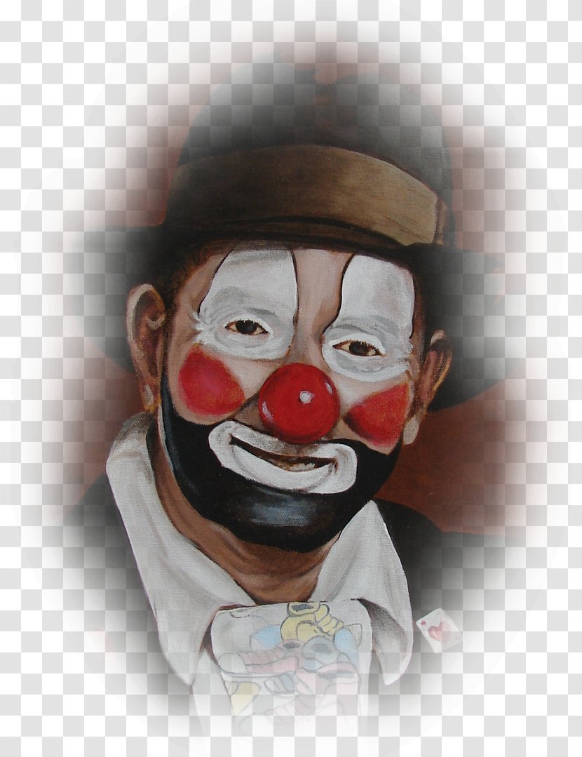 Pierrot Clown Hobo Circus Painting Transparent PNG