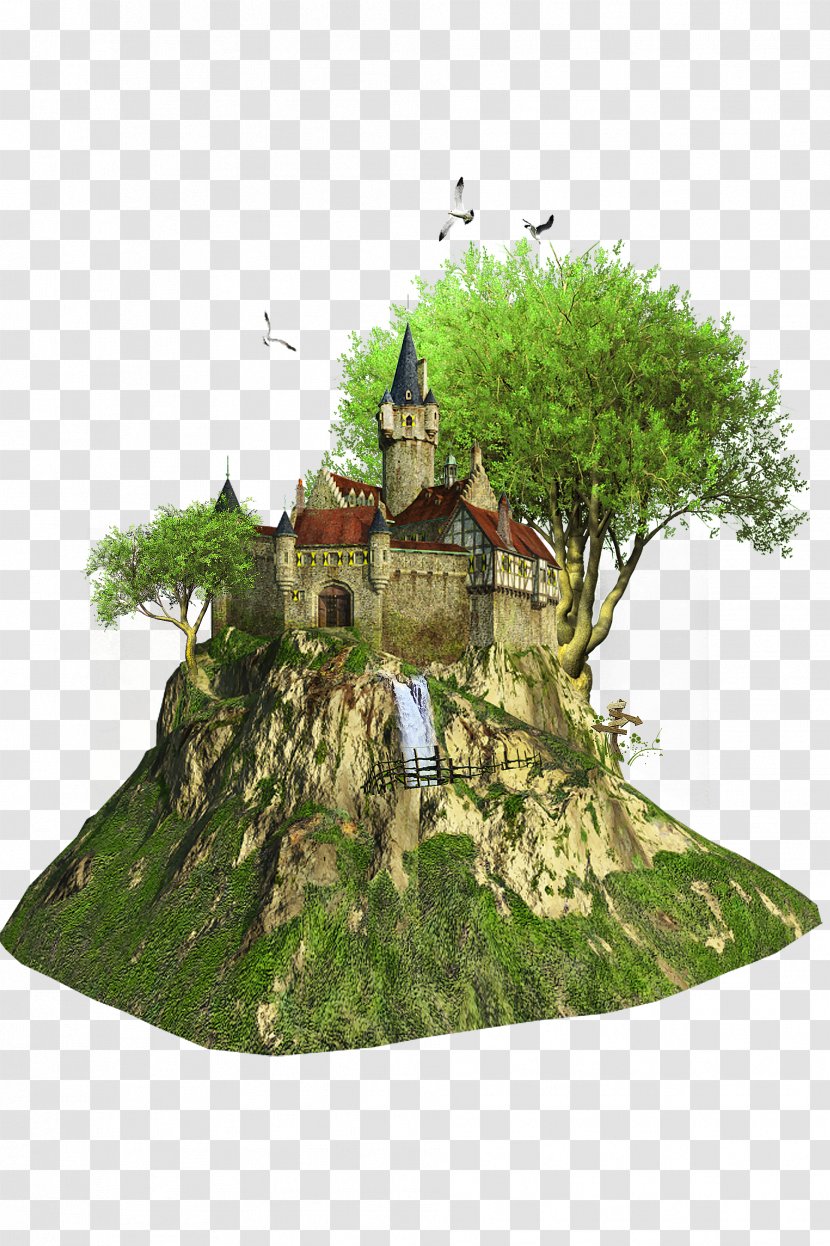 Sleeping Beauty Castle Clip Art Free Content - Tree - Green Transparent PNG
