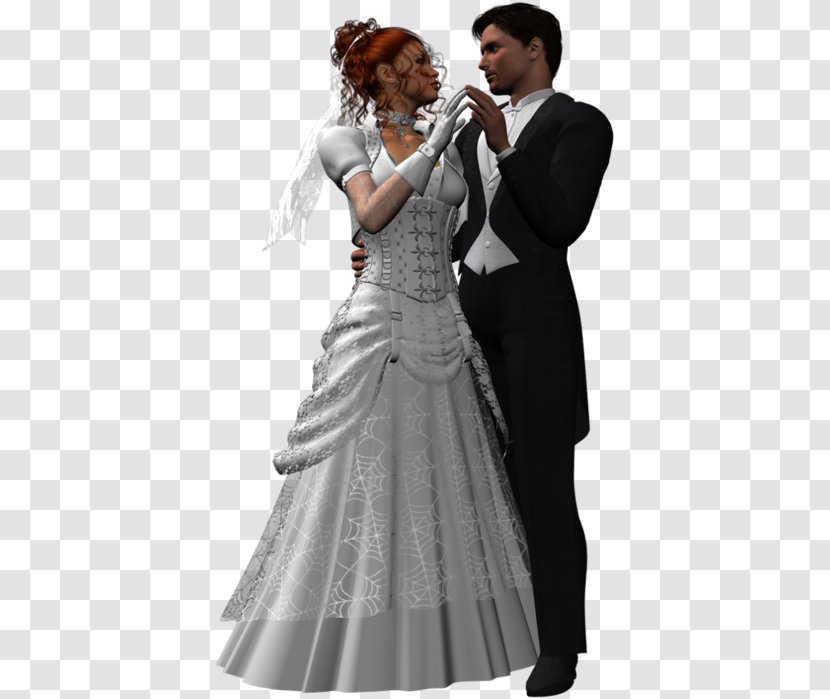 Wedding Dress Marriage Tuxedo Clip Art - Fashion Design - Suit Transparent PNG