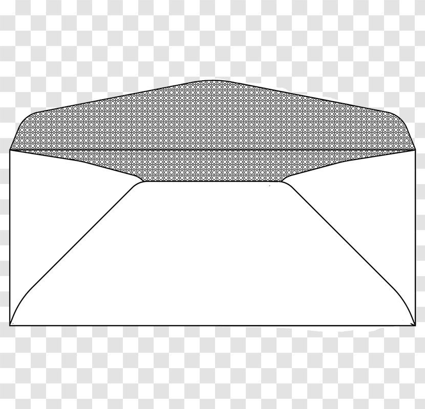 Line Triangle Pattern - Table - Enveloper Front Transparent PNG