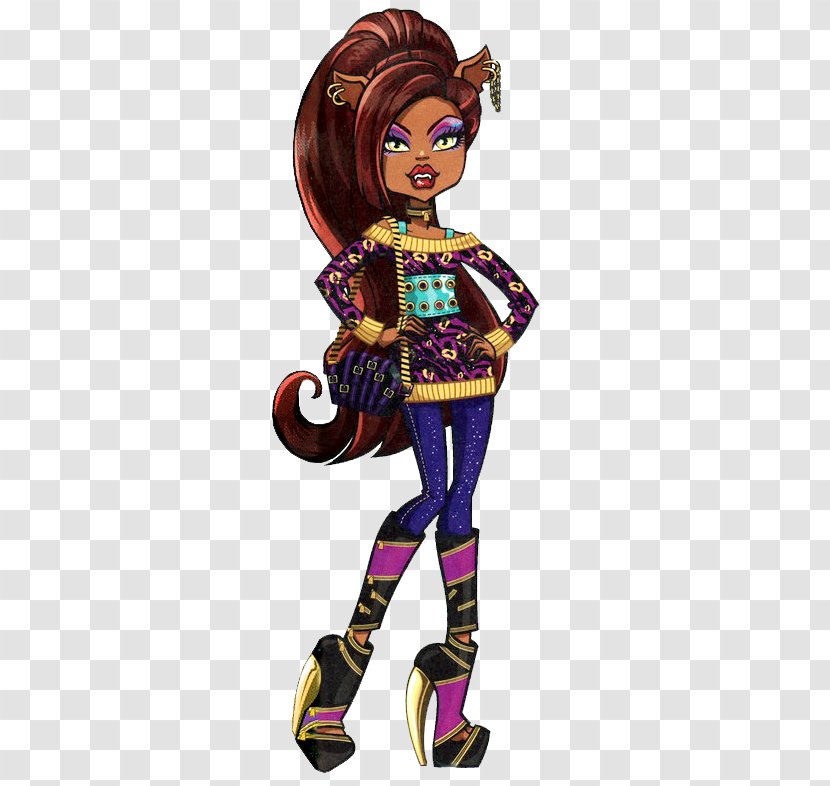 Monster High Clawdeen Wolf Doll Frankie Stein Gray Transparent PNG