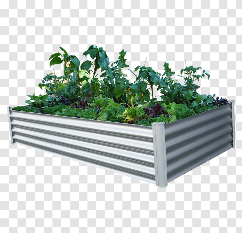 Raised-bed Gardening Flower Box Flowerpot Organic Horticulture - Garden - Bench Transparent PNG
