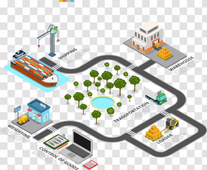 Warehouse Infographic Logistics Transport - Brand - Vector System Transparent PNG