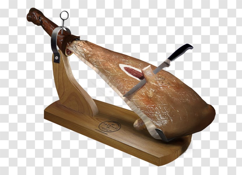 Black Iberian Pig Ham Jabugo Jamón Ibérico Serrano - Jam%c3%b3n Transparent PNG