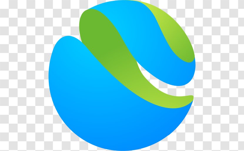 Blue Logo Circle Ball - Hexagon Transparent PNG