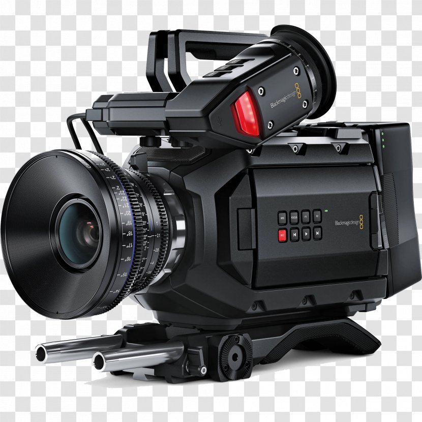 Canon EF Lens Mount Blackmagic URSA Mini 4.6K 4K Design Digital Movie Camera - Cinematographer Transparent PNG