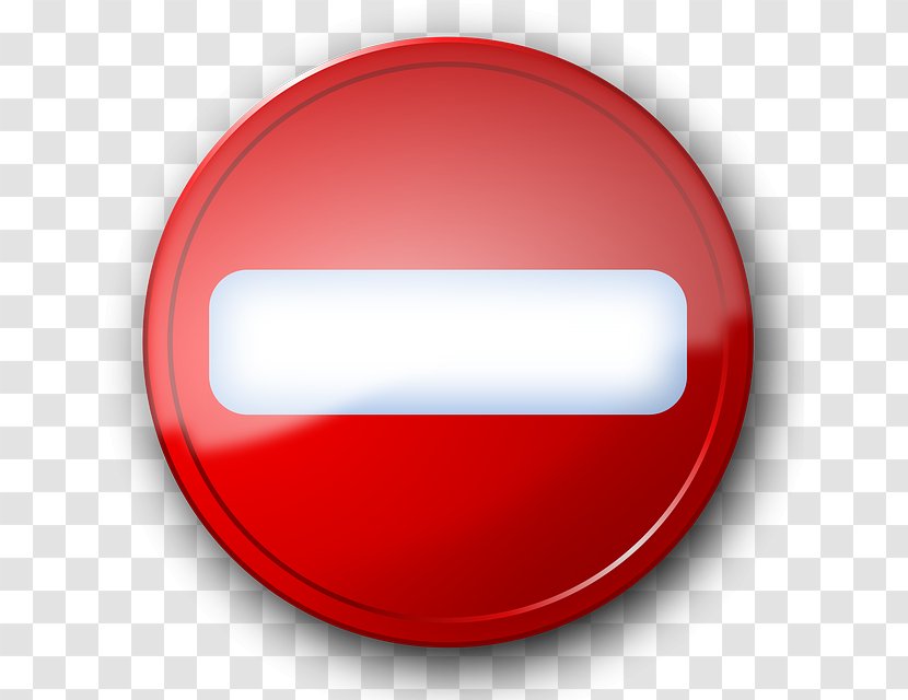 Download Symbol Clip Art - Red - Traffic Sign Transparent PNG