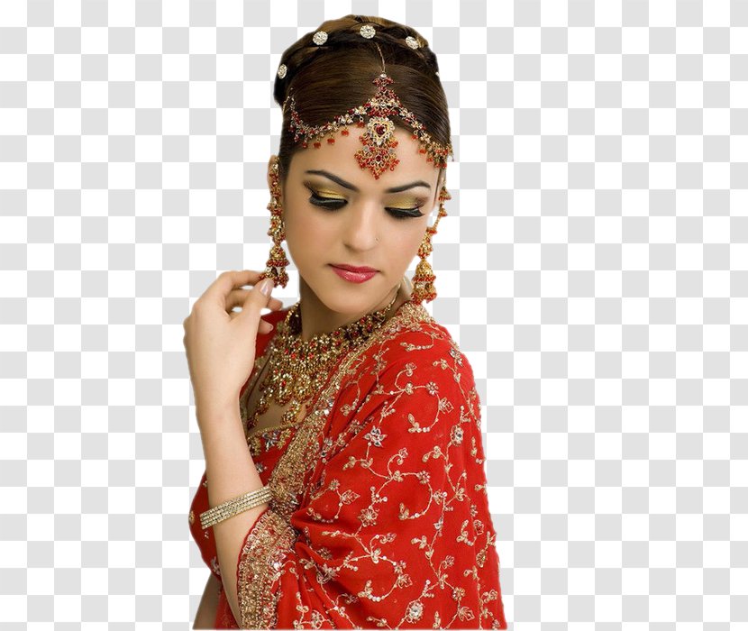 Hairstyle Indian Wedding Clothes Weddings In India Braid Bob Cut - Oriental Transparent PNG