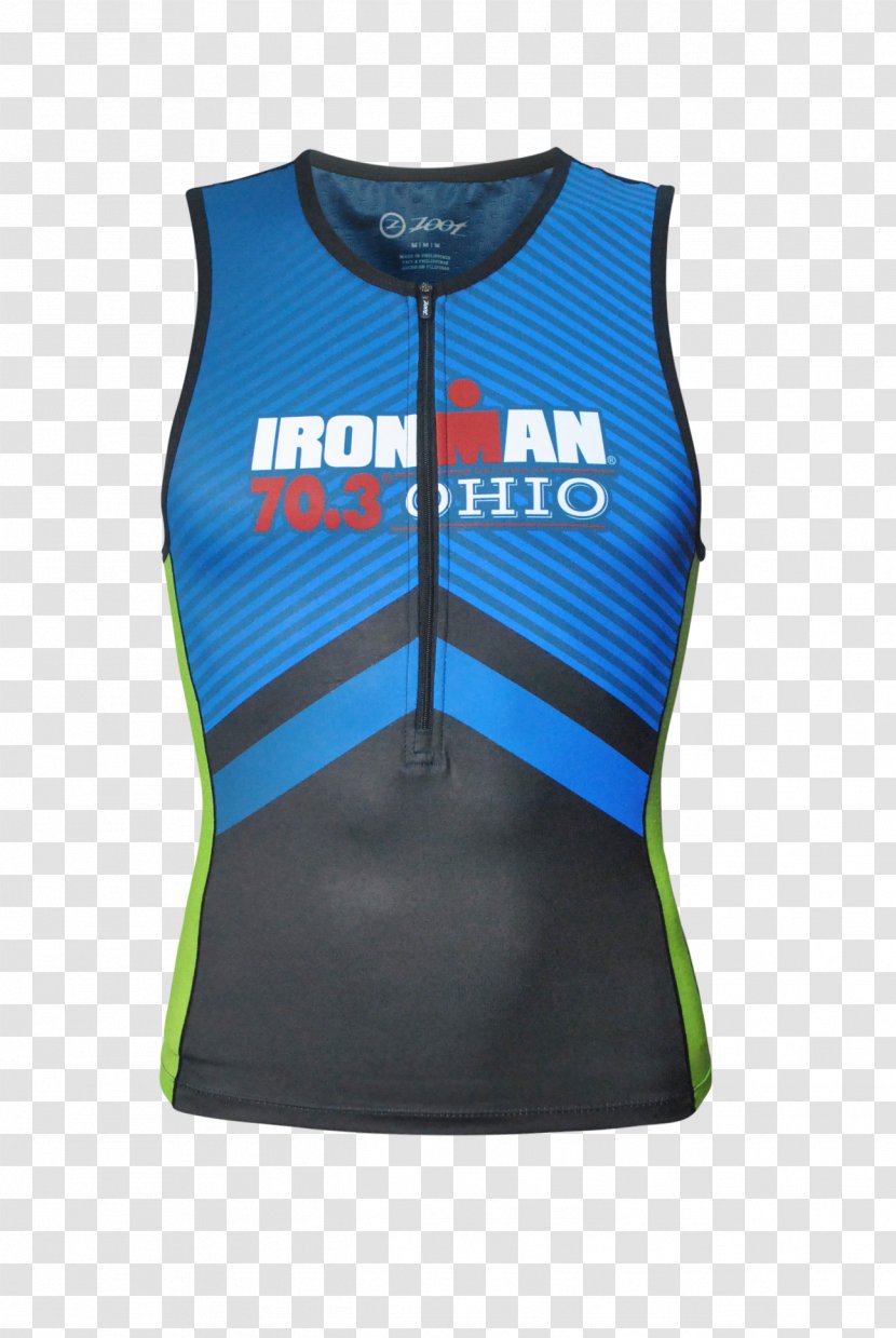 Gilets T-shirt Ironman 70.3 Sleeveless Shirt - Tree Transparent PNG