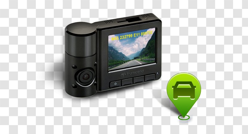 Car Transcend DrivePro 520 Dashcam Information Digital Video Recorders - Cameras Optics - Emergency Vehicle Equipment Transparent PNG