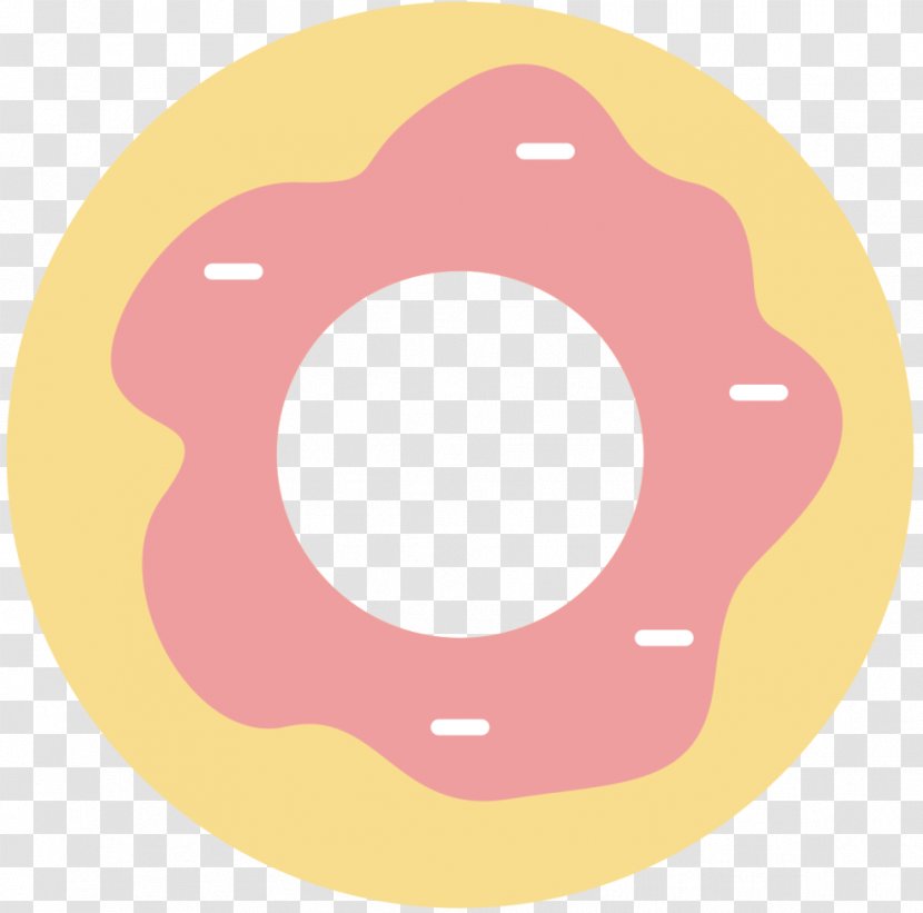 Clip Art Product Design Pink M - Doughnut - Material Property Transparent PNG