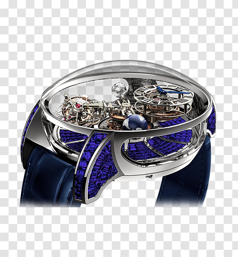 Baselworld Watch Tourbillon Jacob & Co Jewellery - Cobalt Blue Transparent PNG