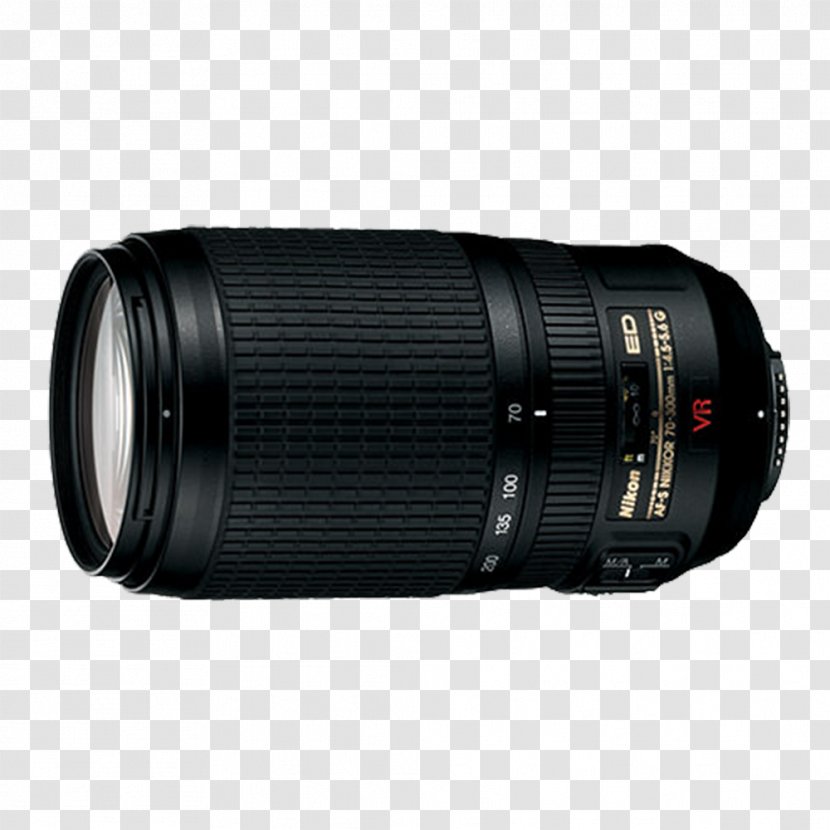 Nikon AF-S DX Nikkor 55-300mm F/4.5-5.6G ED VR 35mm F/1.8G Zoom-Nikkor 70-300mm IF-ED F Lens - Teleconverter - Camera Transparent PNG