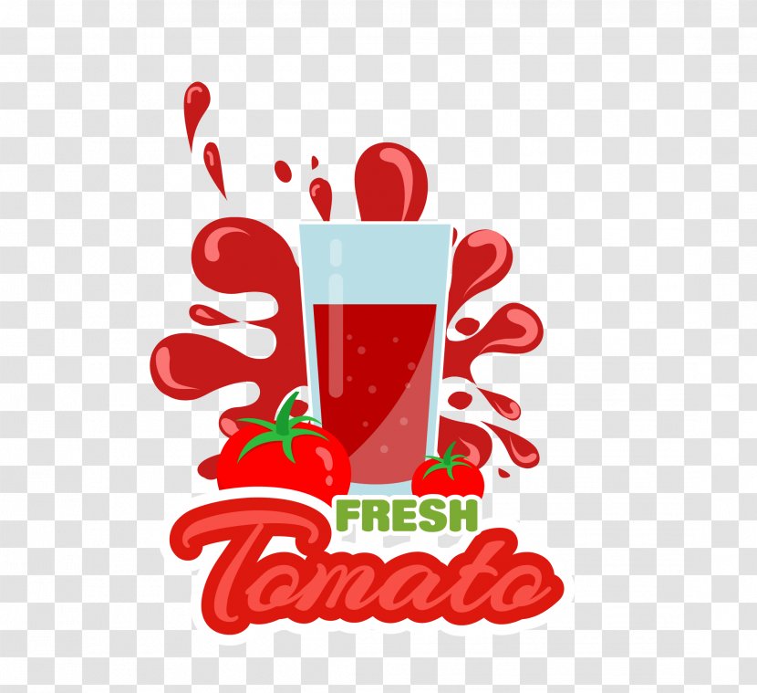 Juice Fruit Logo - Love - Tomato Transparent PNG