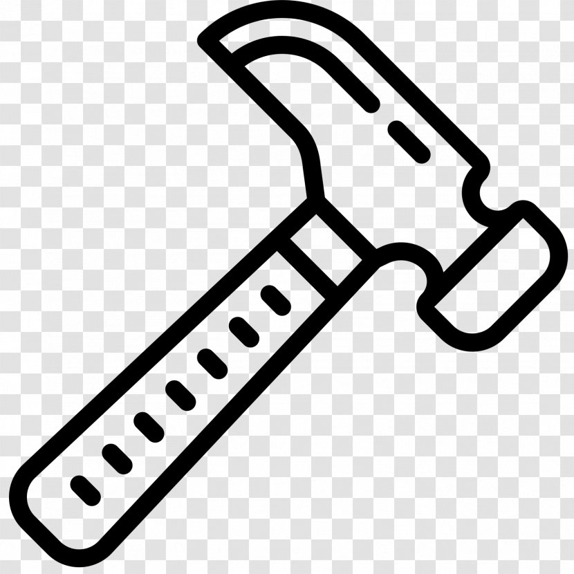 Hammer Download Clip Art - Black And White Transparent PNG