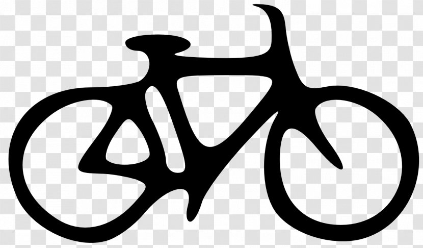 Bicycle Cycling Motorcycle - Black And White - Cyclists Transparent PNG