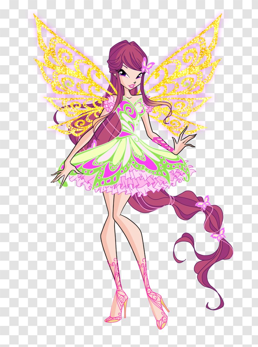 Flora Bloom Roxy Aisha Fairy - Heart Transparent PNG