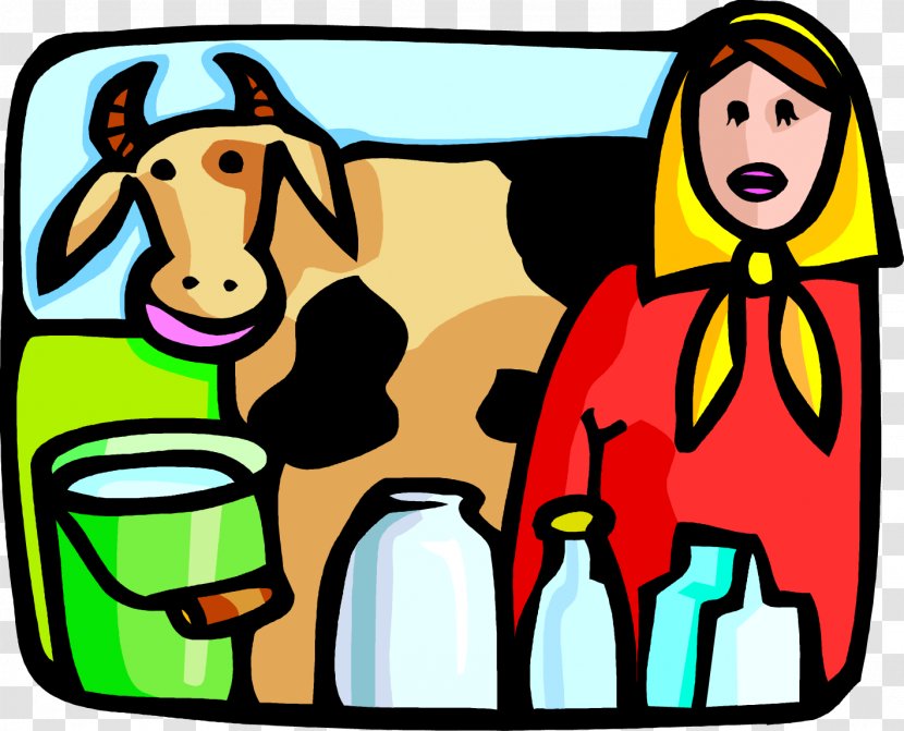 World Milk Day Taurine Cattle Milkmaid Food - Human Behavior - Farm Pail Transparent PNG