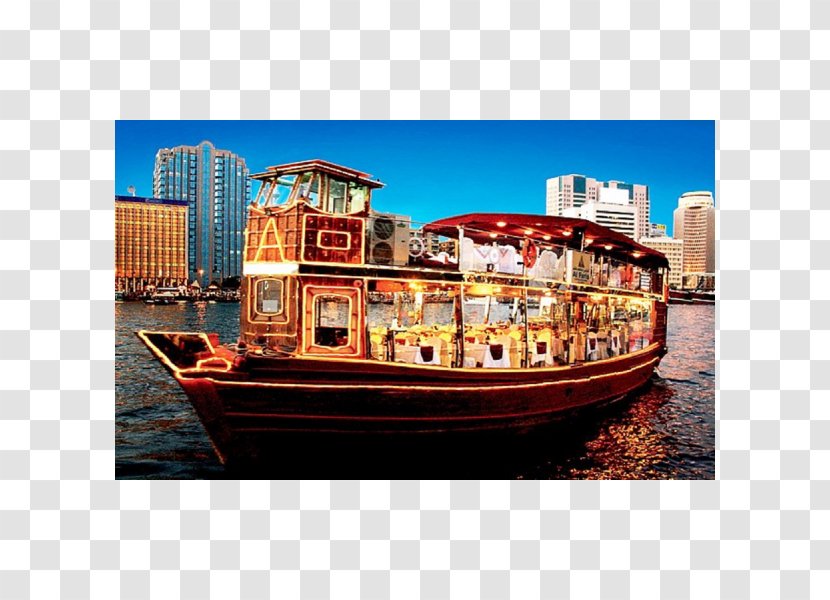 Dubai Creek Marina Dhow Cruise Water Canal Tour - Passenger Ship Transparent PNG