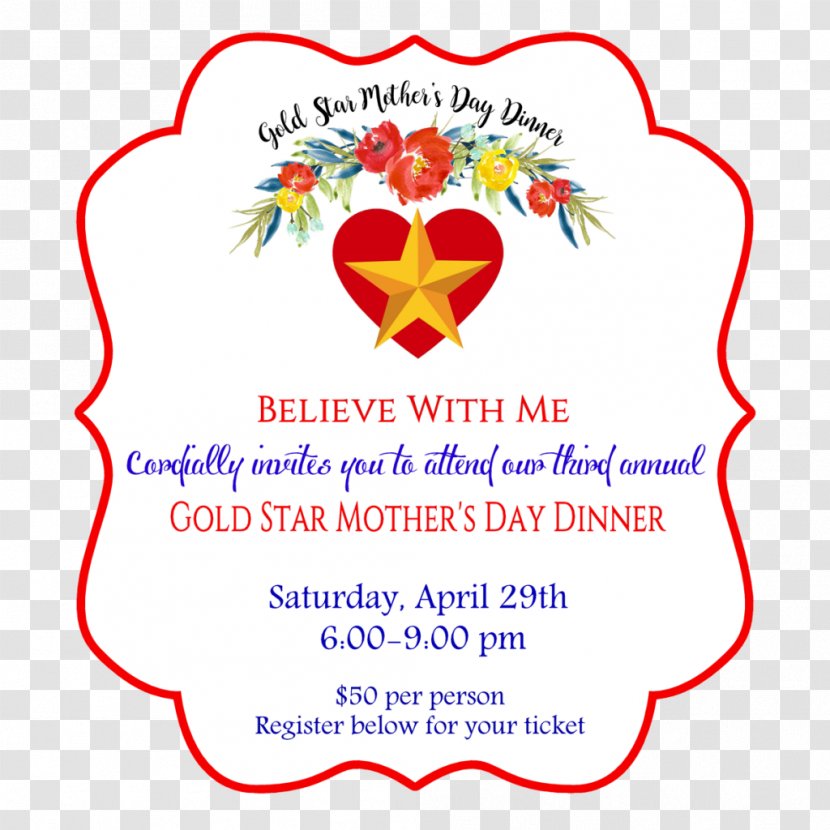 Mother's Day American Gold Star Mothers Dinner United States - Brunch Transparent PNG