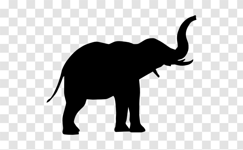 Elephant Silhouette - African - Elephants Vector Transparent PNG