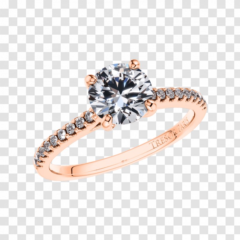Diamond Wedding Ring Engagement Brilliant - Material Transparent PNG