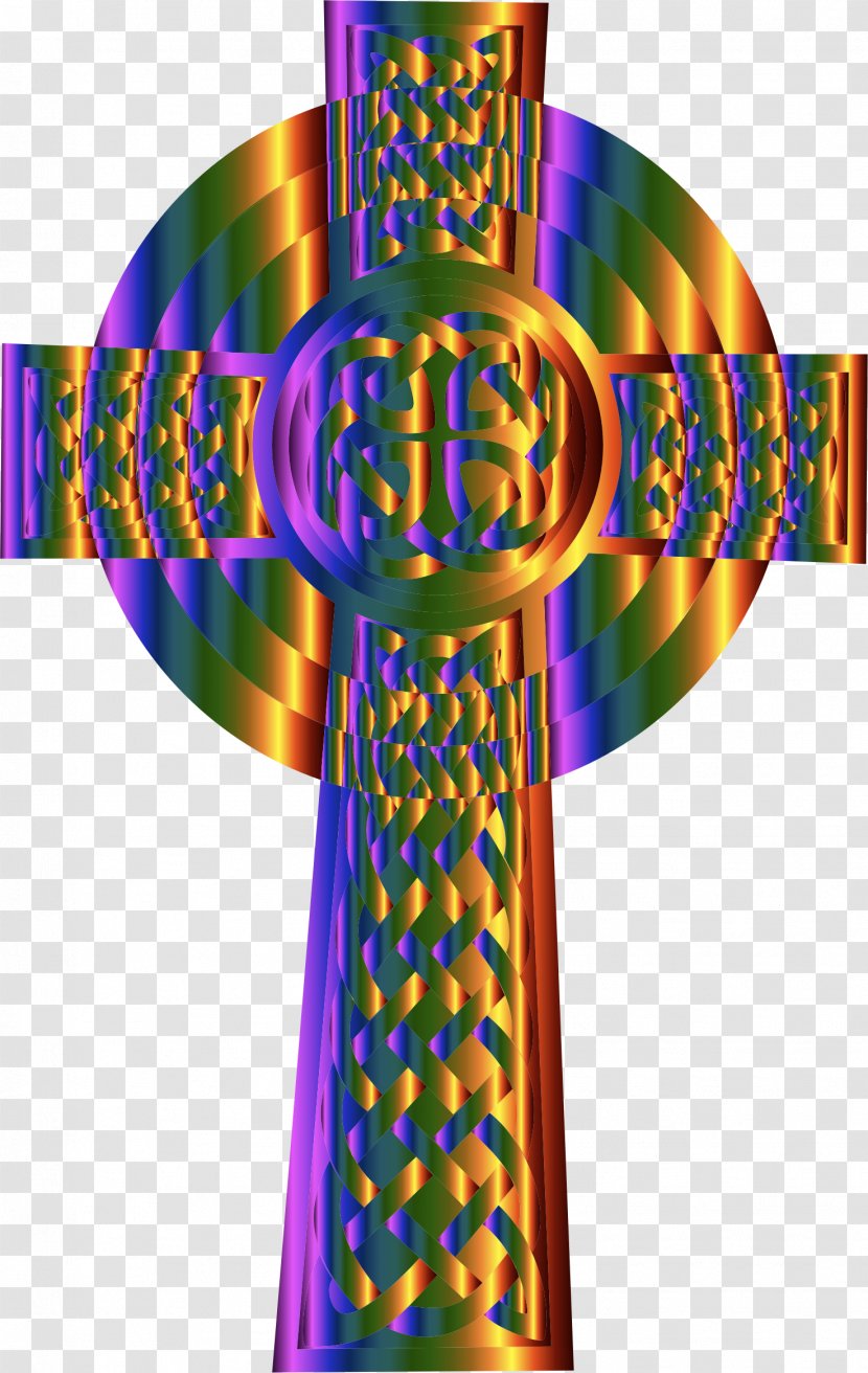 Celtic Cross Symbol - Dots Per Inch - Christian Transparent PNG